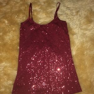 Sparkly tank top